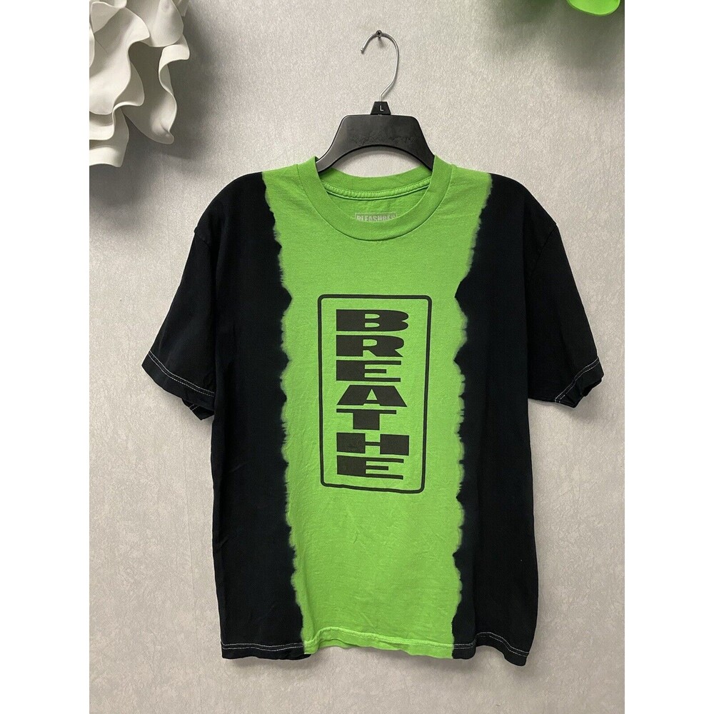 PLEASURES Graphic Print Crew Neck T-Shirt Size: Med